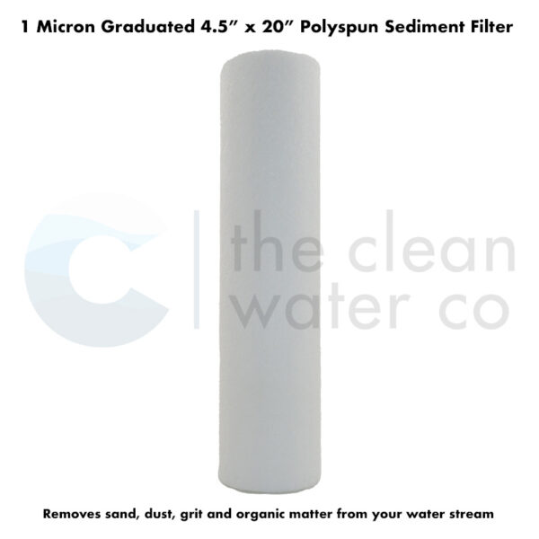 4.5 x20 1um graduated polyspun sediment