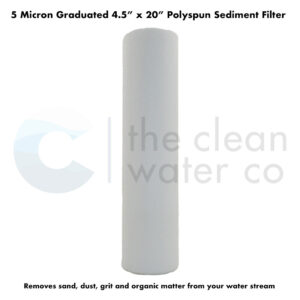 Pré filtre 20  sédiment 5 micron standard