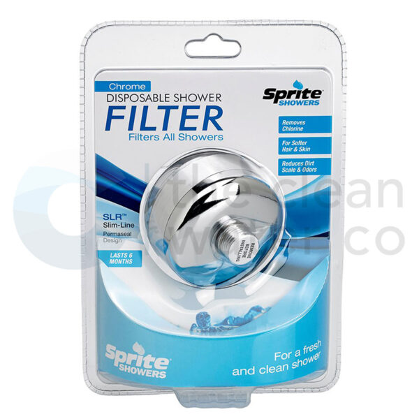 sprite slimline shower head inline filter